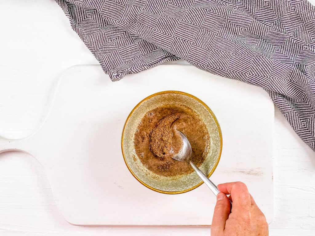 flax egg in a bowl