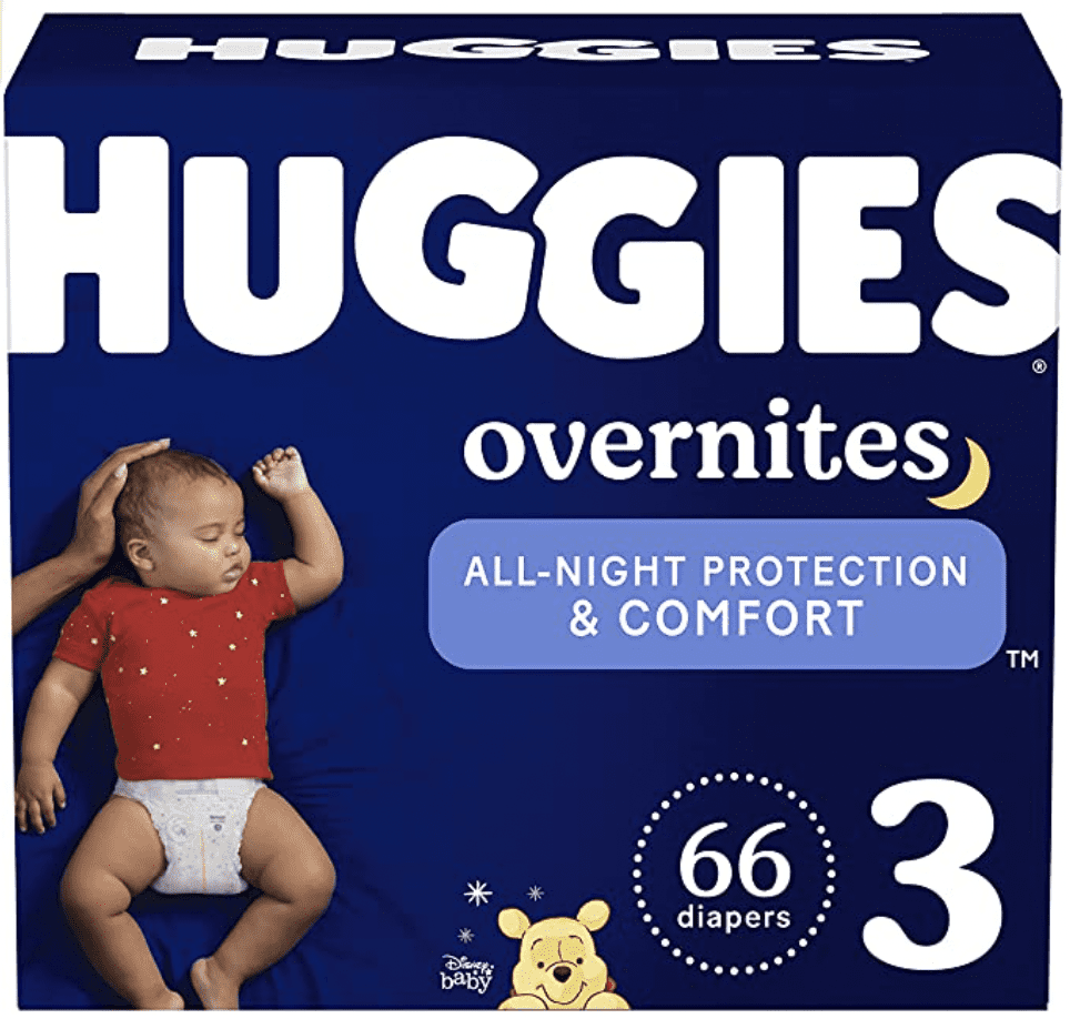 huggies overnights box of diapers