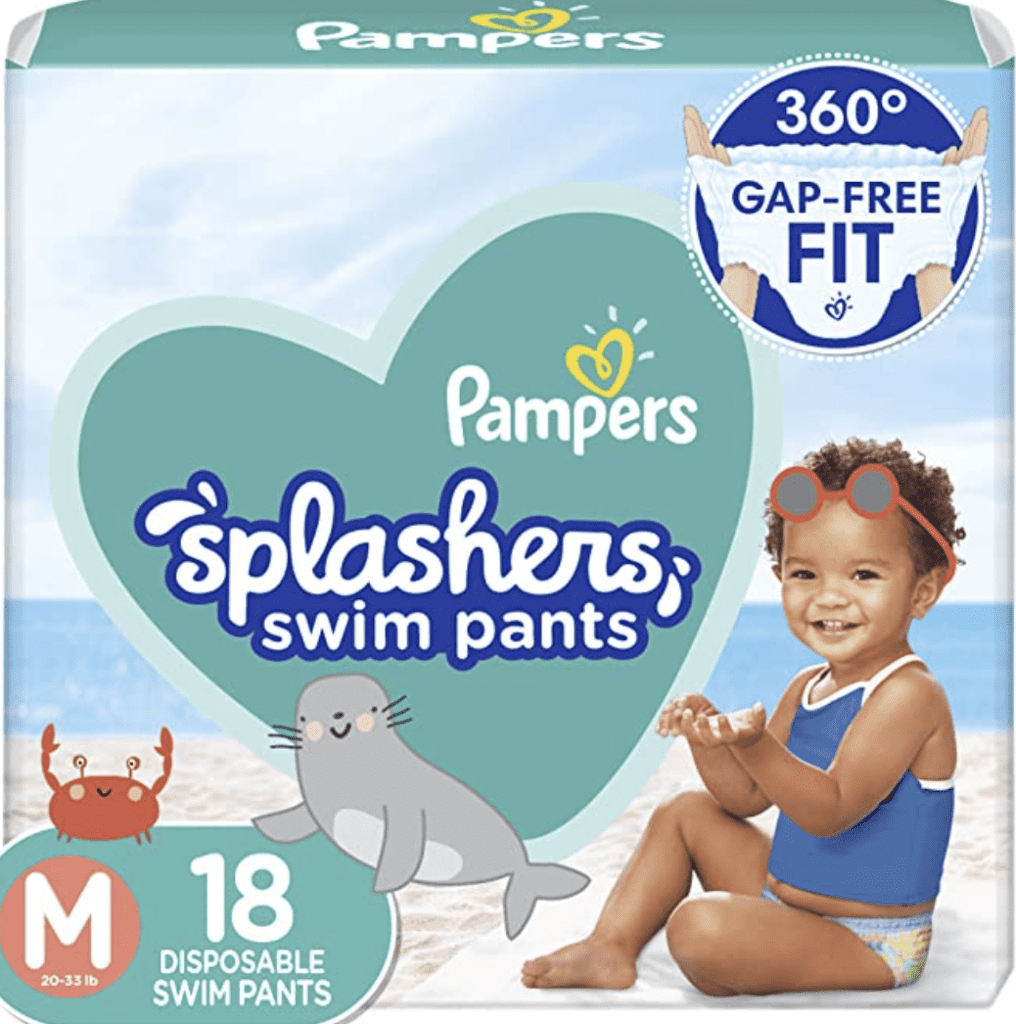 box of pampers splashers - best disposable swim diapers - best disposable diaper