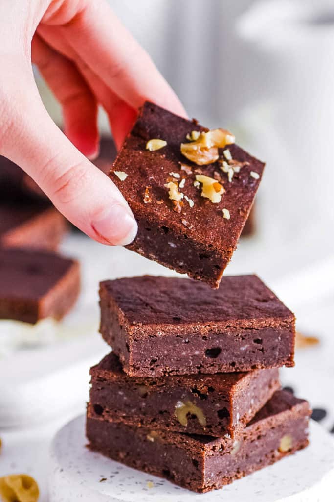 Eggless Brownies Vegan Dairy Free The Picky Eater