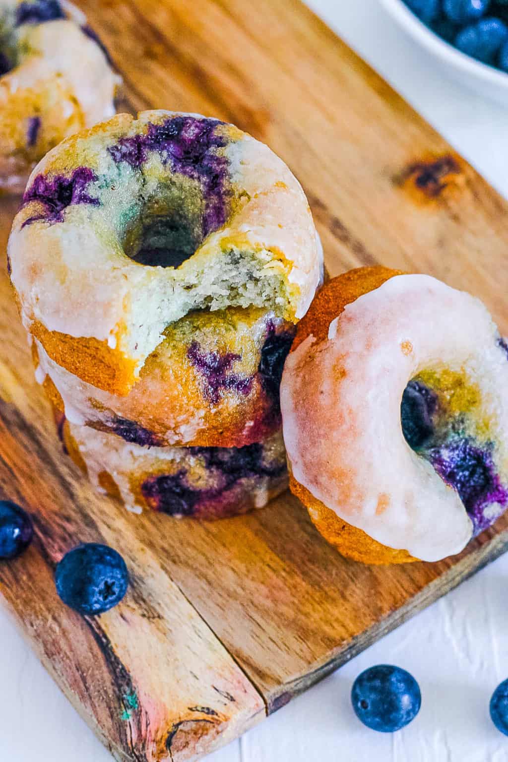 Blueberry Cake Donuts | The Picky Eater