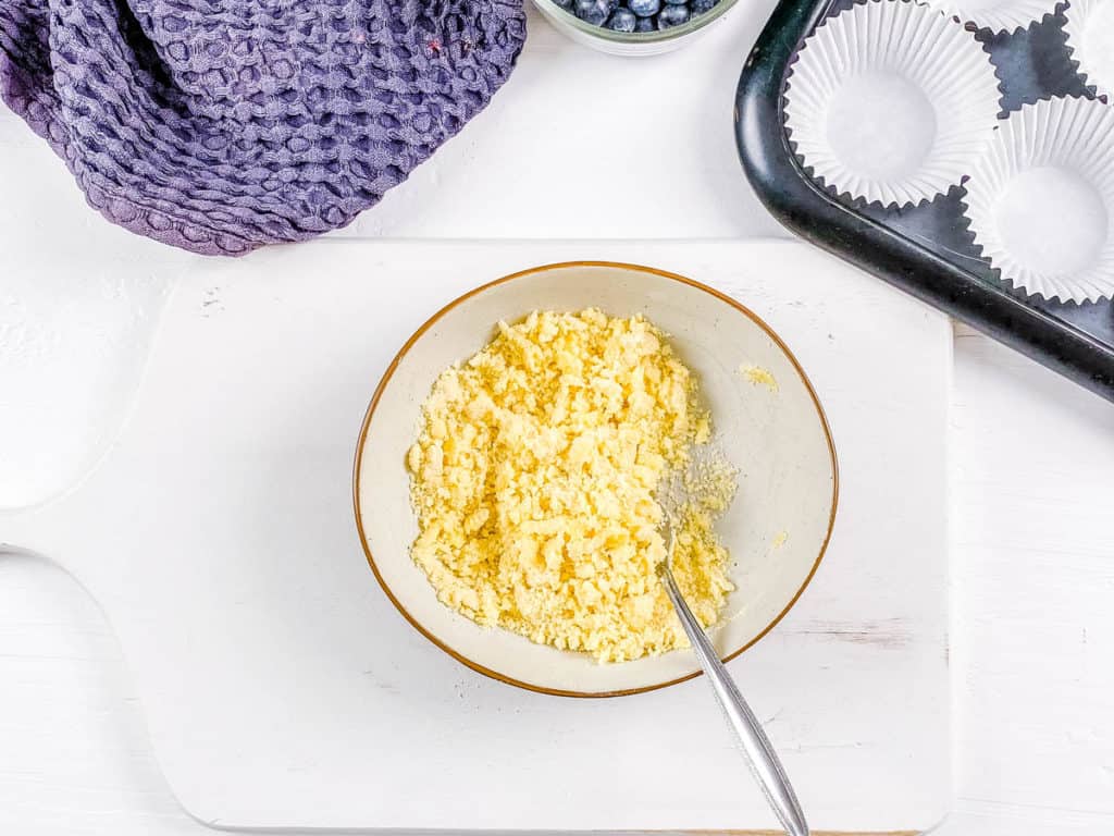 wet ingredients mixed in a bowl