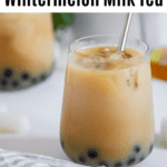 wintermelon milk tea