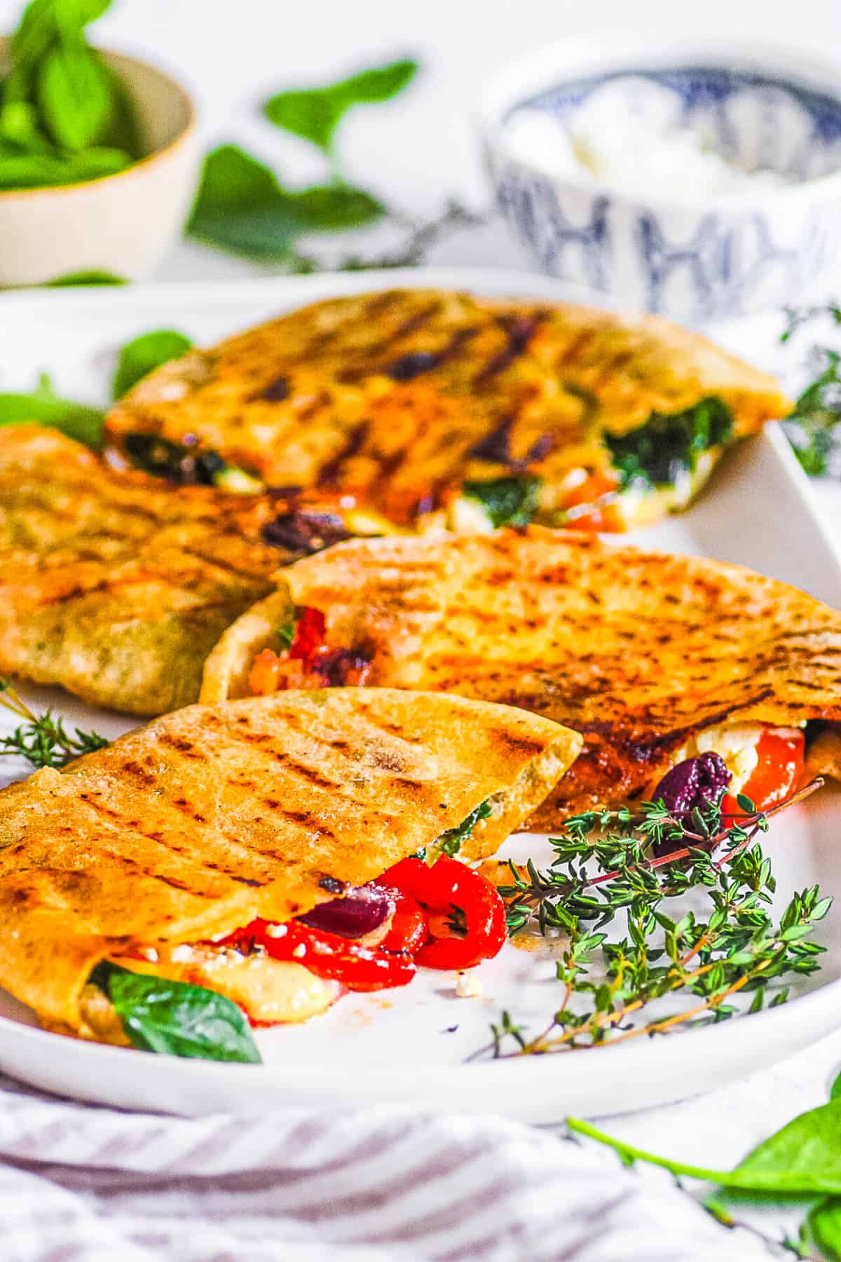 Grilled Mexican Cheese Sandwich - Oh Sweet Basil