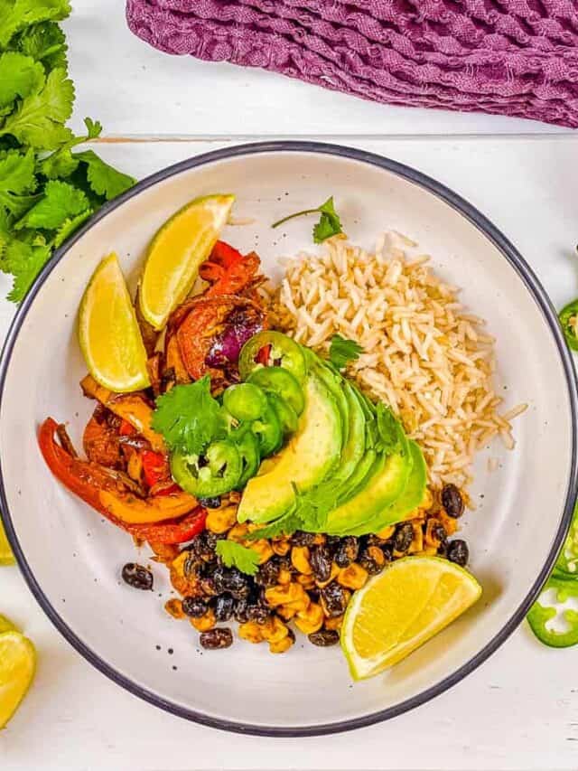 Vegetarian Fajita Bowl Story The Picky Eater