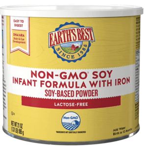 Earth’s Best Organic Soy Based Formula - best plant based baby formula