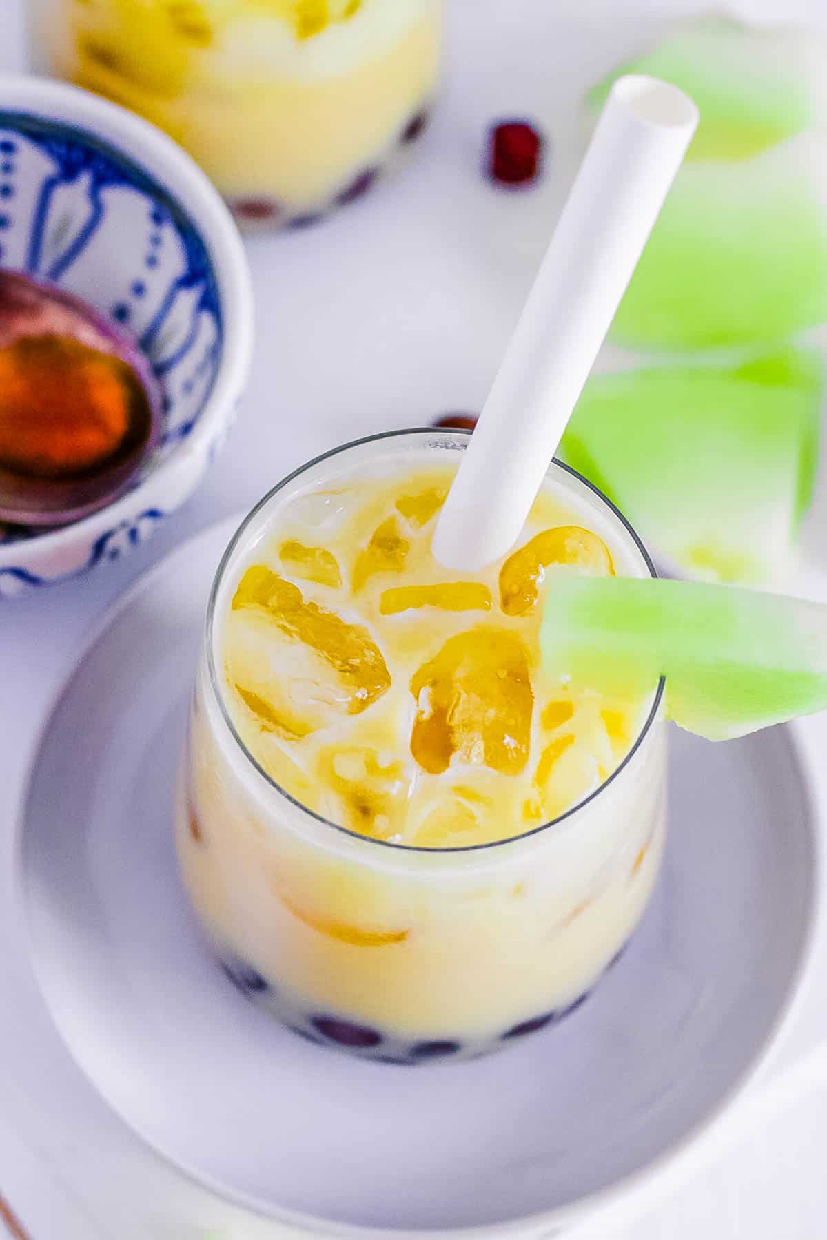 Honeydew Powder Tea Mix - Bubble Tea - Asian Sweets 