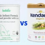 Bobbie vs. Kendamil Formula Comparison Graphic