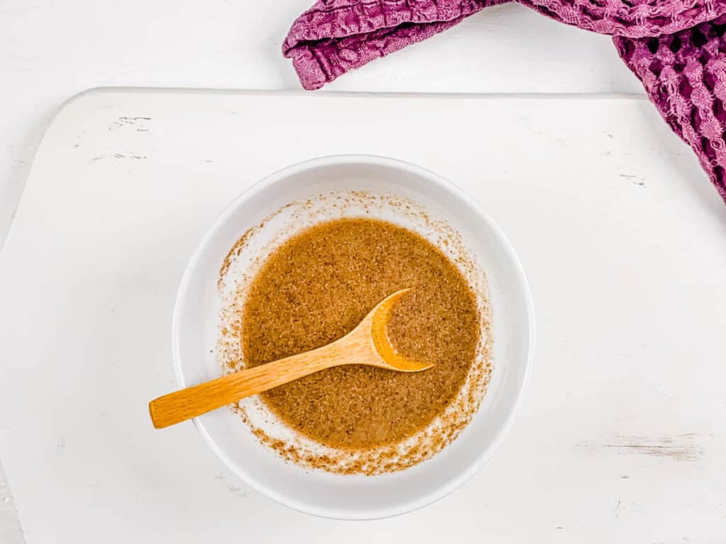 Flax egg mixed in a bowl.