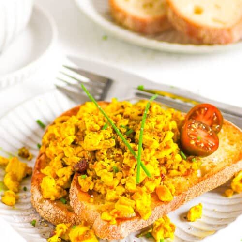 Silken Tofu Scramble (Soft, Fluffy, Eggy!) | The Picky Eater