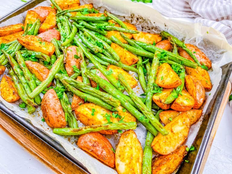 Roasted Green Beans And Potatoes The Picky Eater