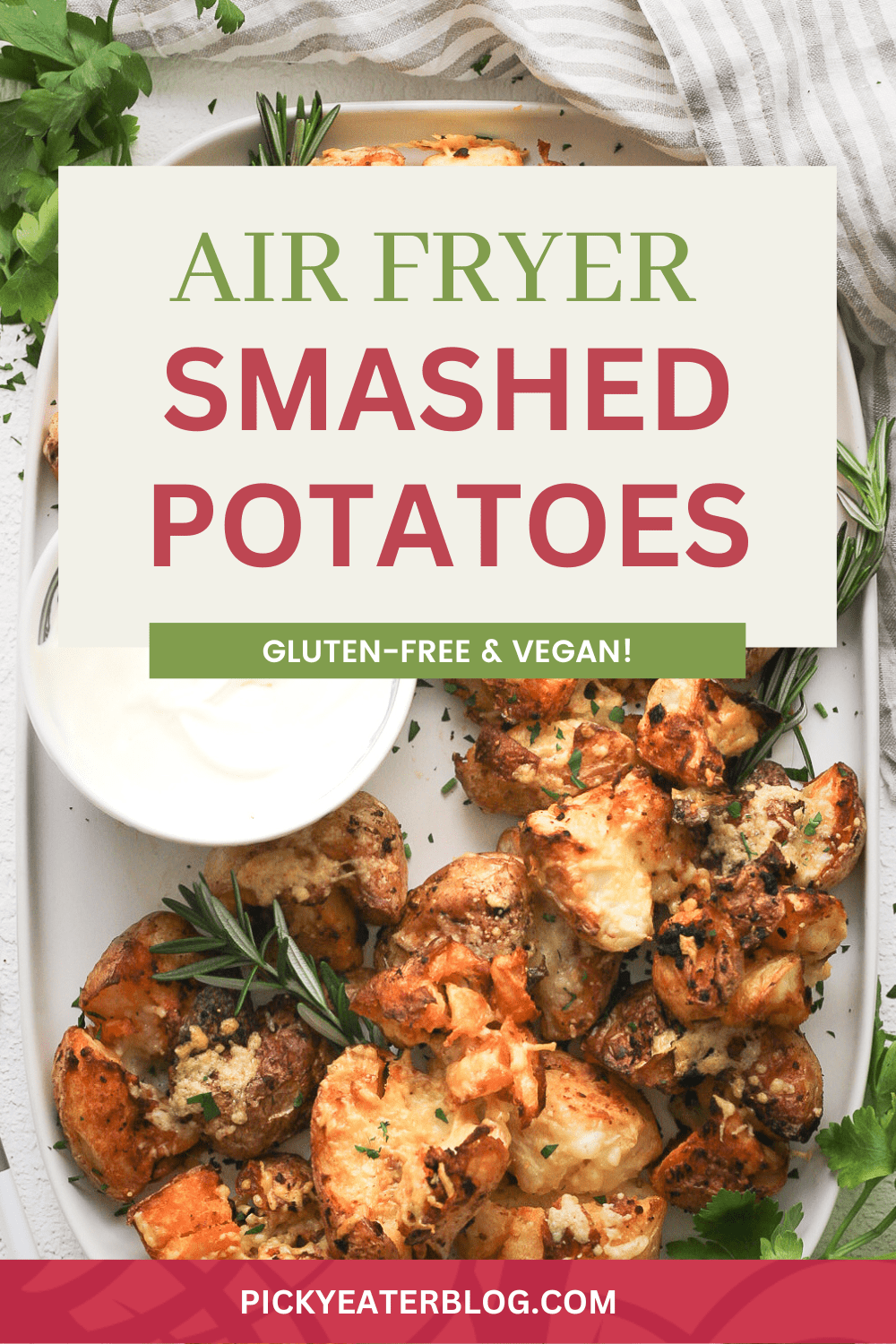 Air Fryer Smashed Potatoes The Picky Eater Karinokada