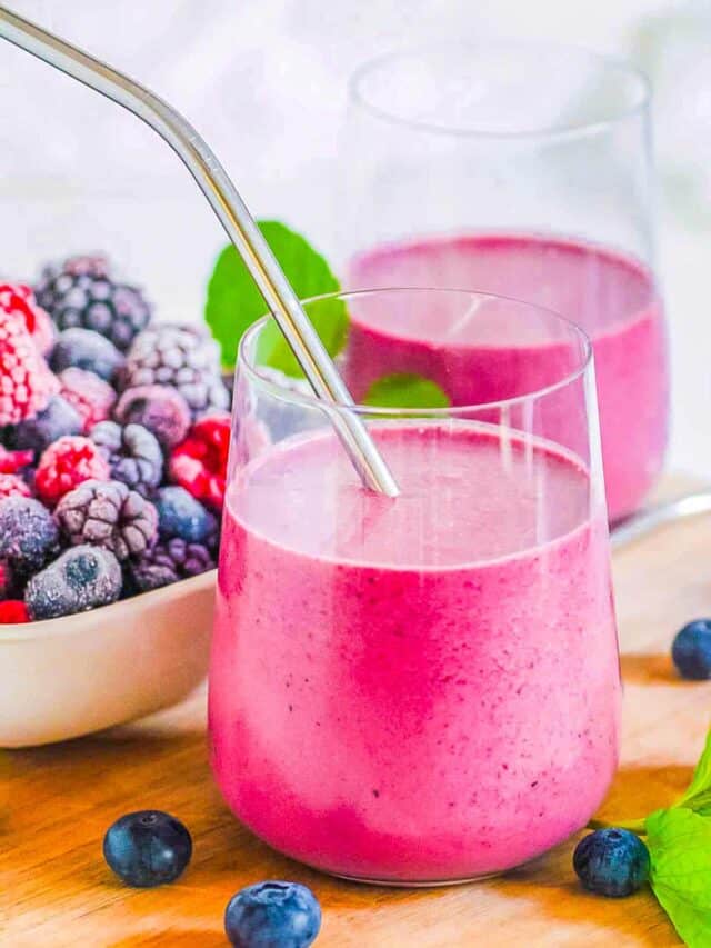 Tasty and Sweet Mixed Berry Smoothie Story The Picky Eater