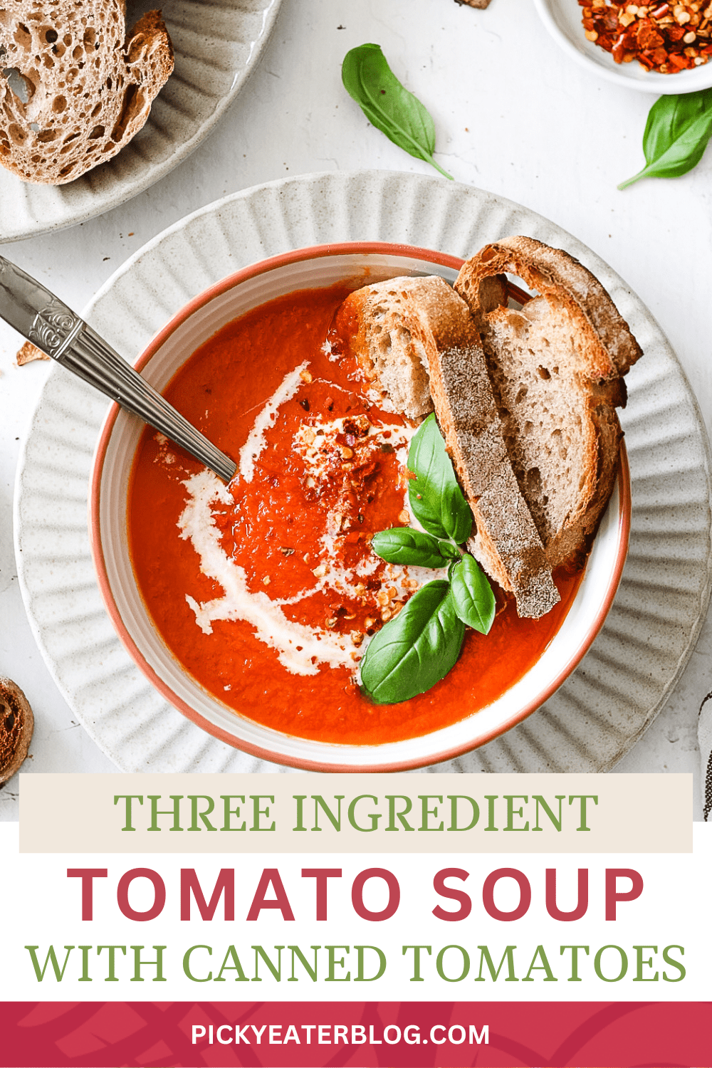 Tomato soup with canned tomatoes comidasrusticas
