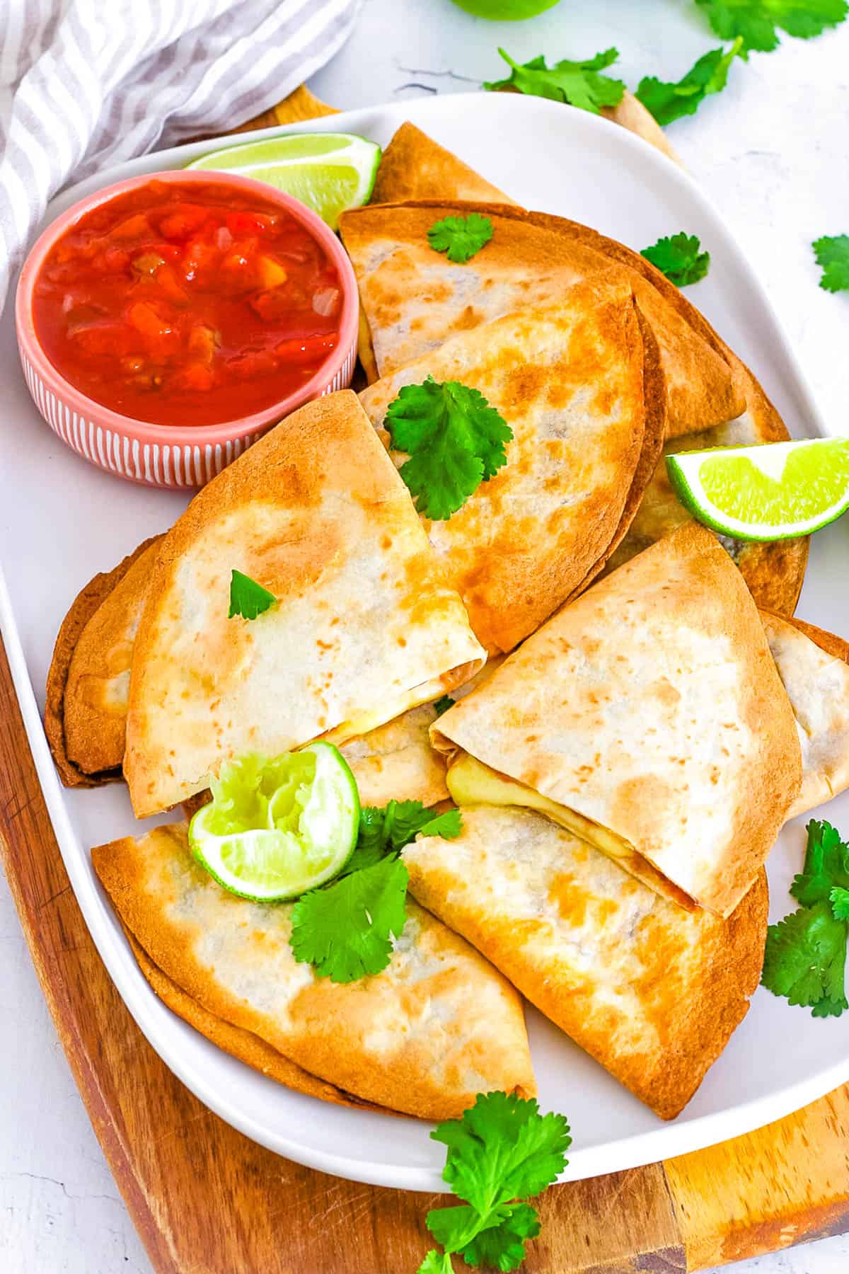 Air Fryer Quesadilla | The Choosy Eater