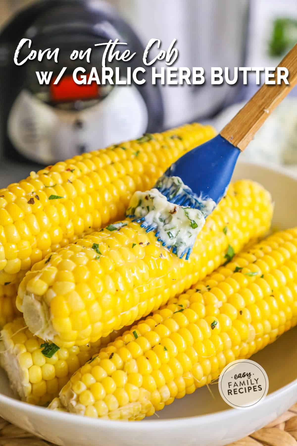 Crockpot Corn on the Cob With Garlic Butter
