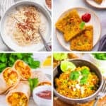 Collage of healthy Indian breakfast recipes.