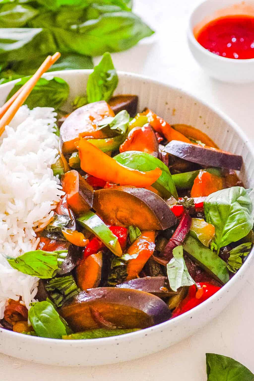 Thai Basil Eggplant StirFry The Picky Eater