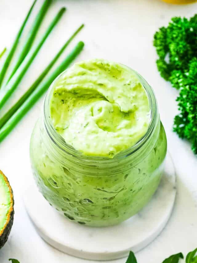 Avocado Green Goddess Dressing Story The Picky Eater