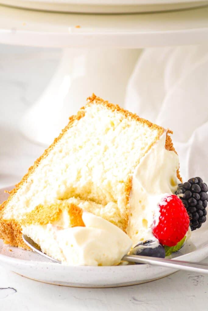 Sugar Free Angel Food Cake | The Picky Eater