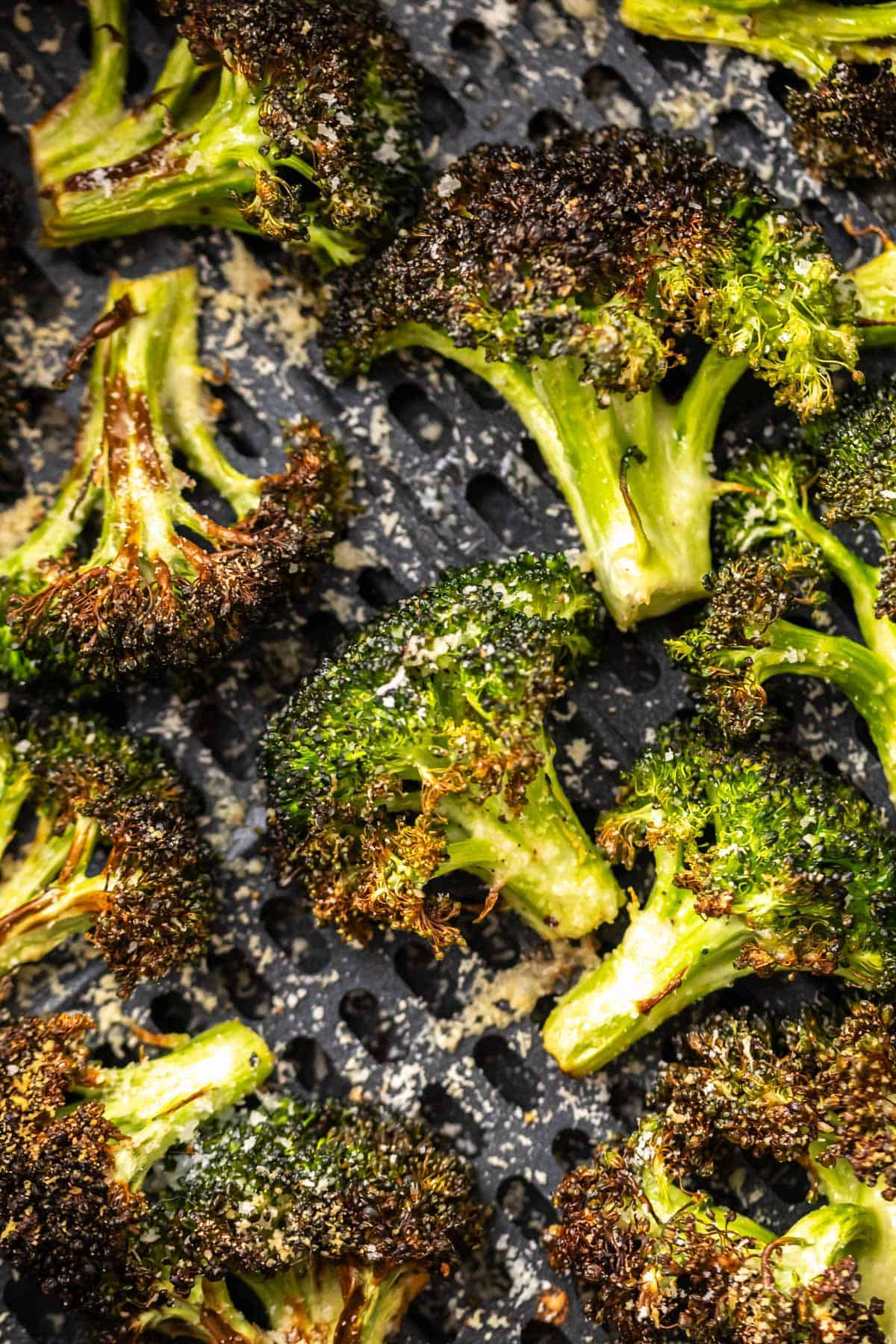 Air Fryer Broccoli Parmesan