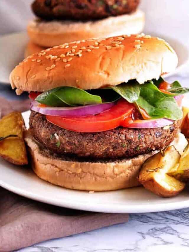 Healthy Black Bean Quinoa Burgers Story The Picky Eater