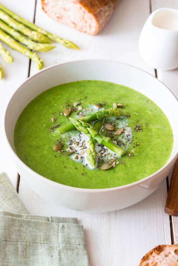Vegan Asparagus Soup The Picky Eater