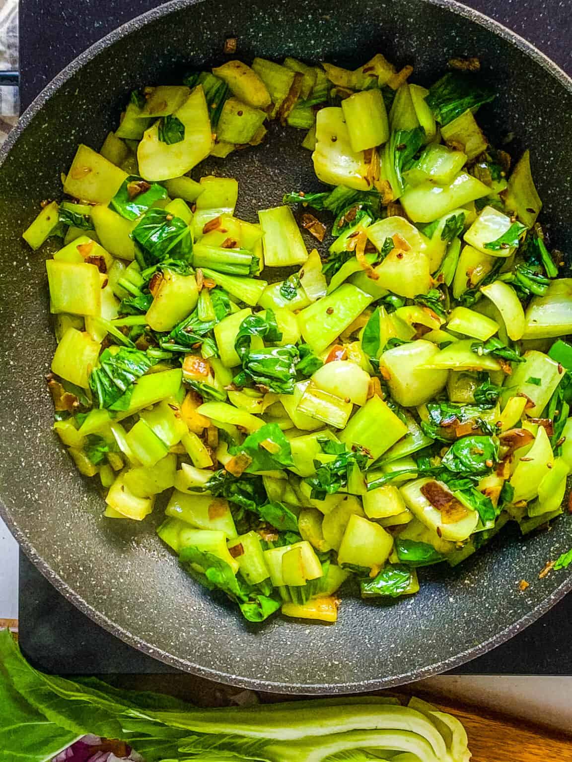 Indian Spiced Bok Choy | The Picky Eater