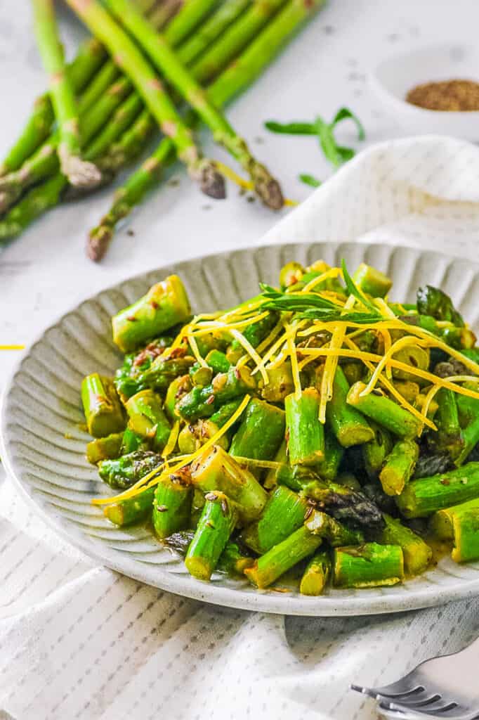 Indian Asparagus Stir Fry (Healthy Recipe!) | The Picky Eater