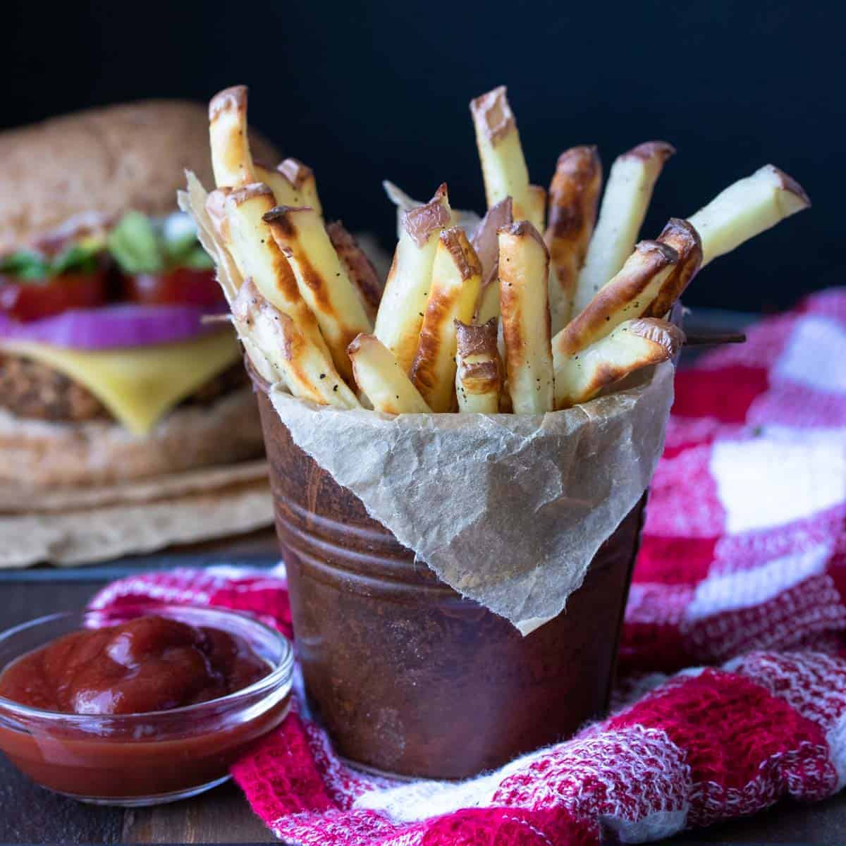 Healthy Baked French Fries