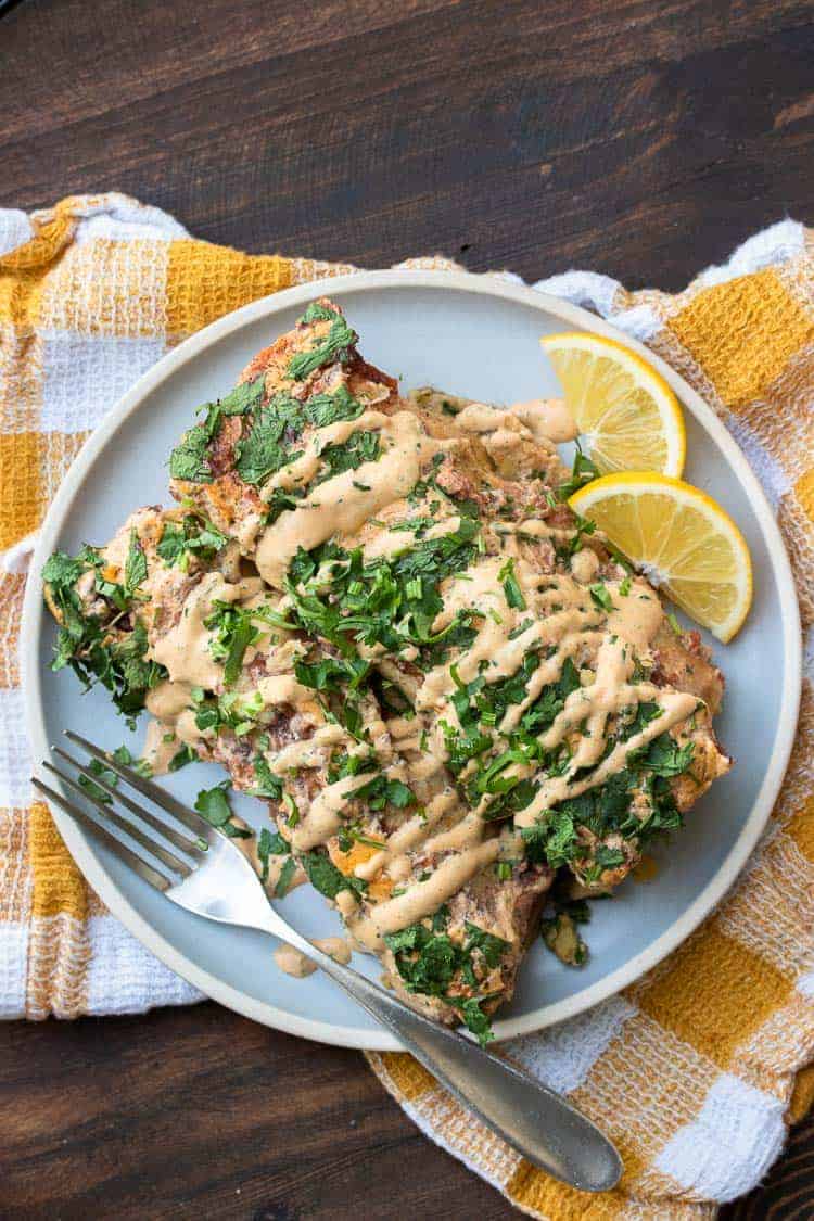 Easy Vegan Chickpea and Spinach Enchiladas