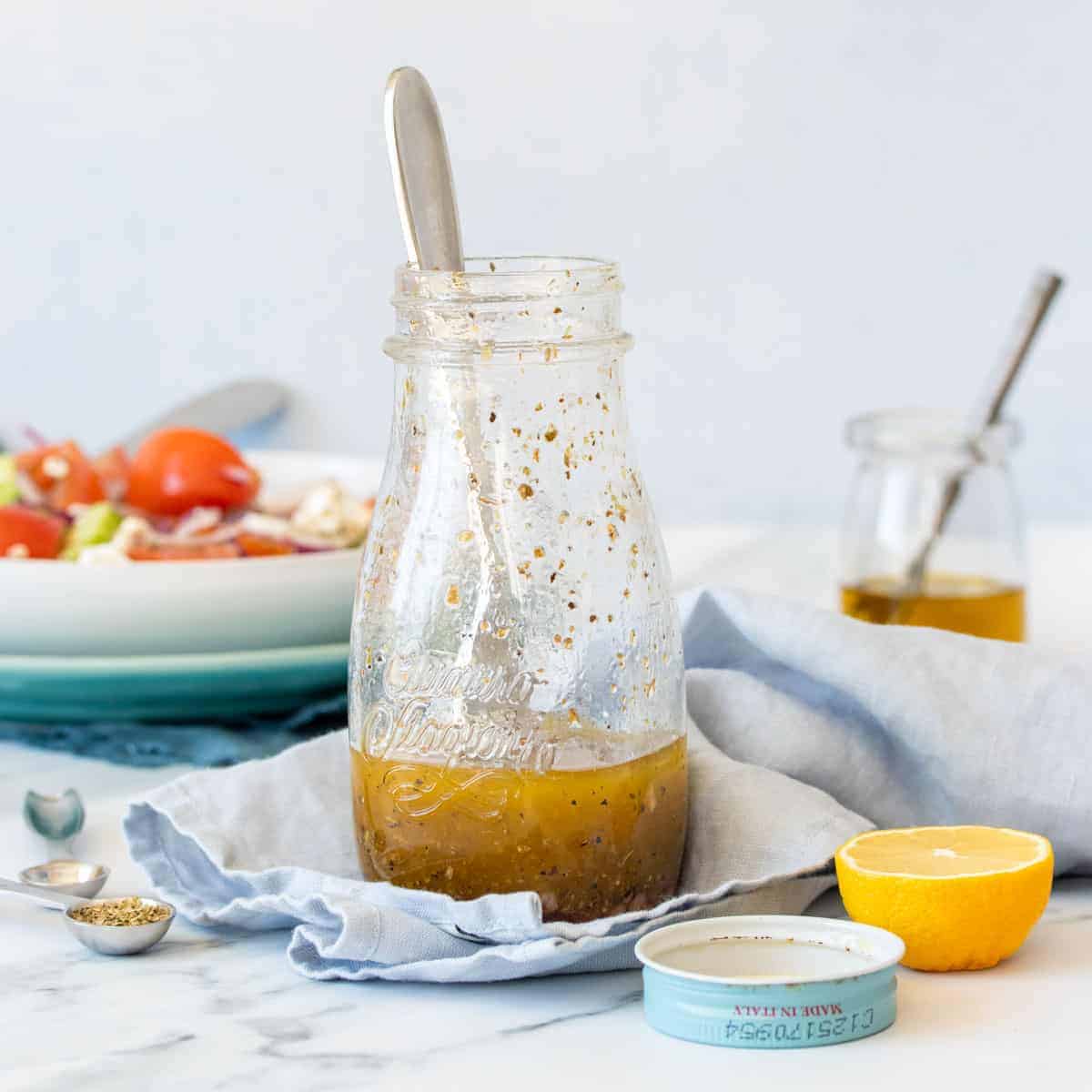 Authentic Greek Salad Dressing Recipe - The Picky Eater