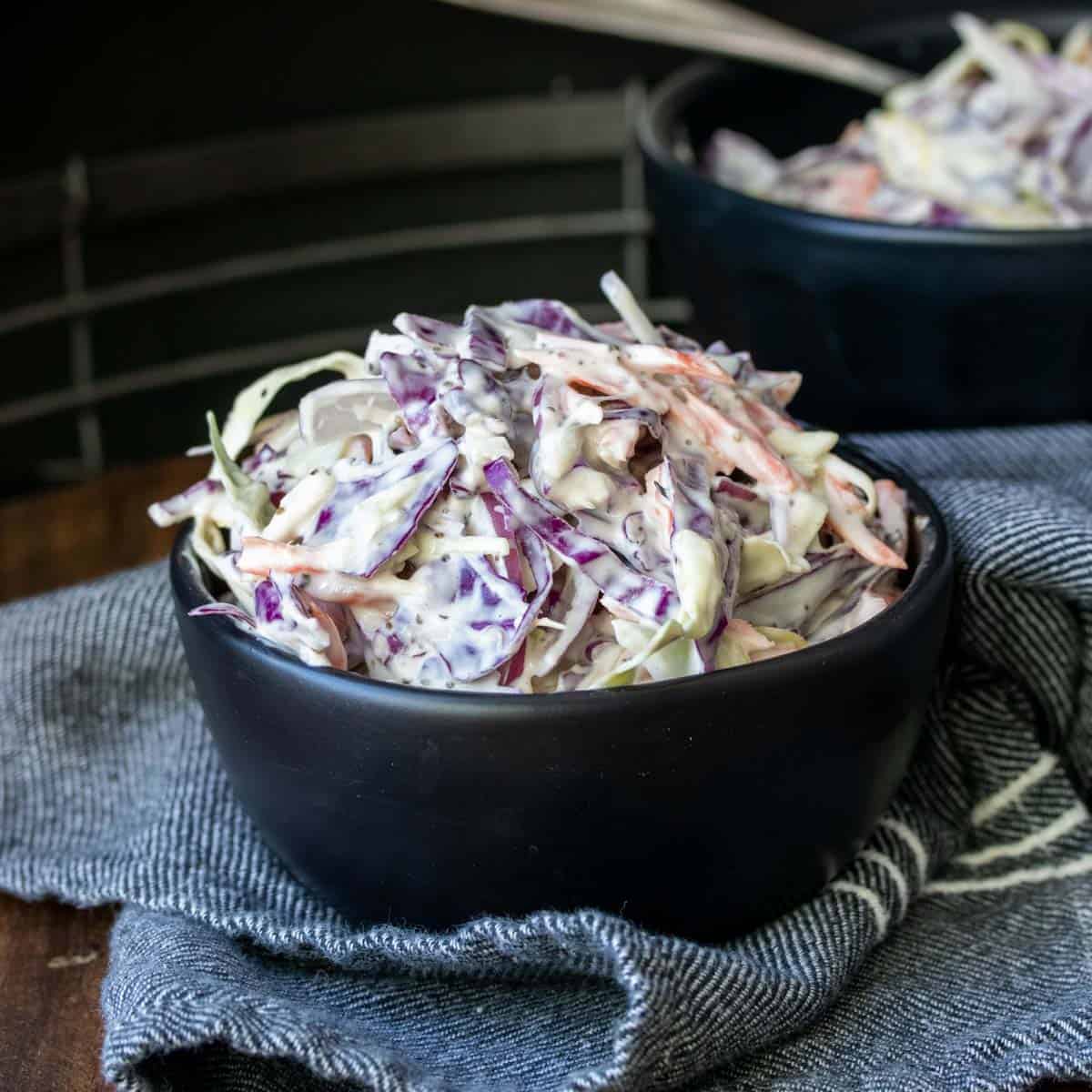 Creamy Vegan Coleslaw