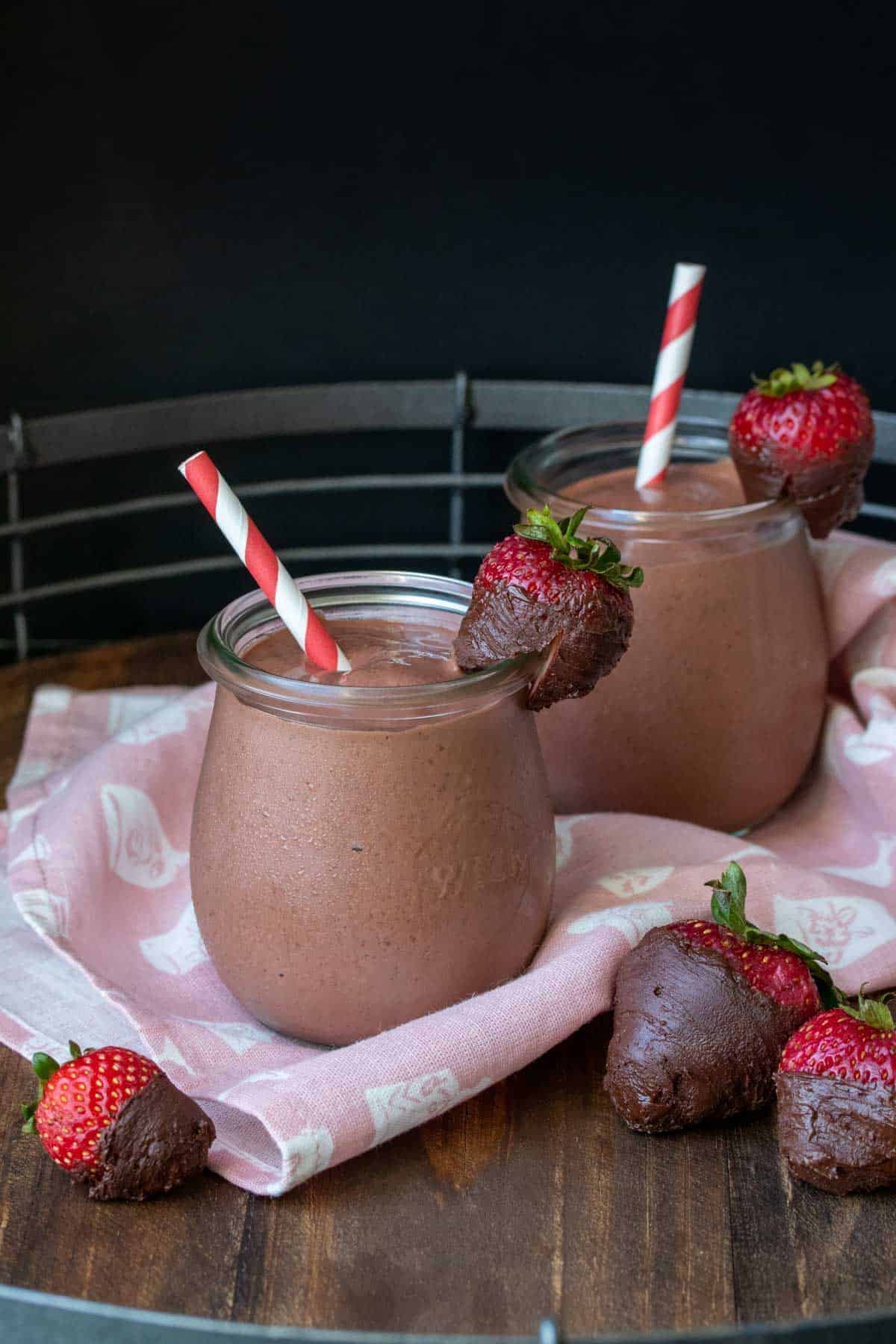 Chocolate Strawberry Smoothie
