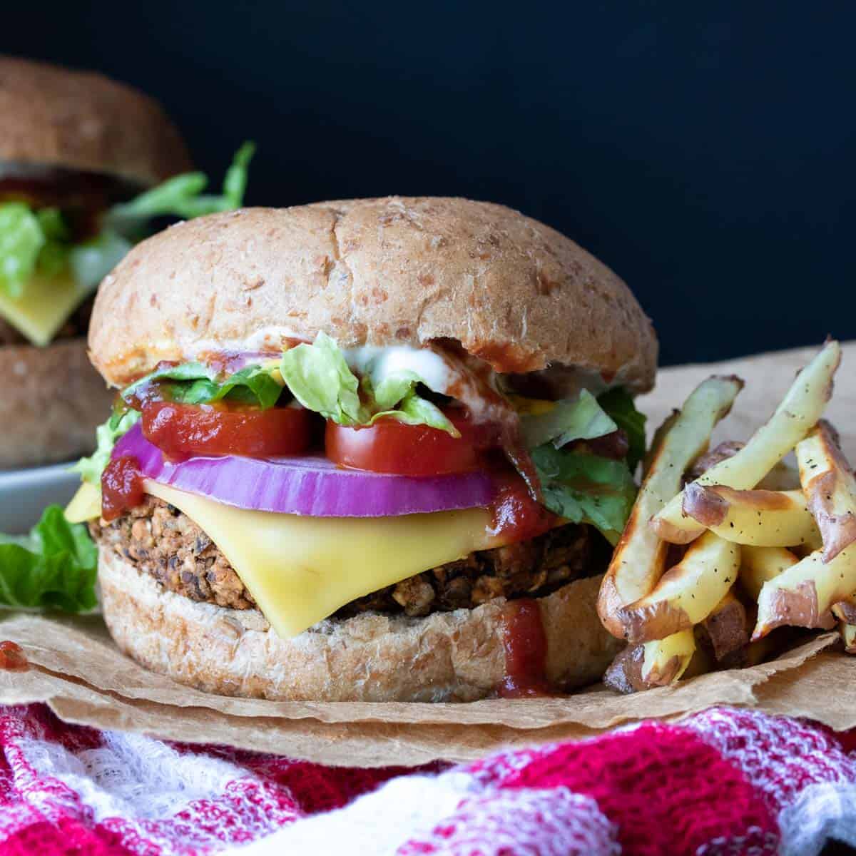 Lentil Veggie Burgers