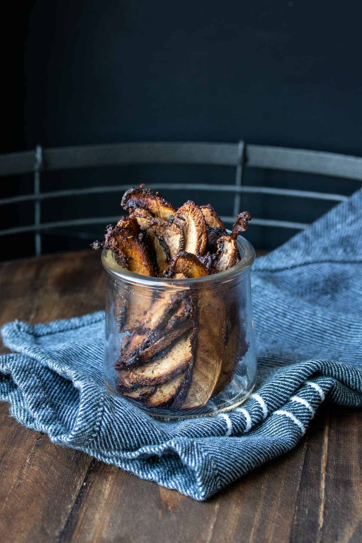 Easy Vegan Mushroom Bacon