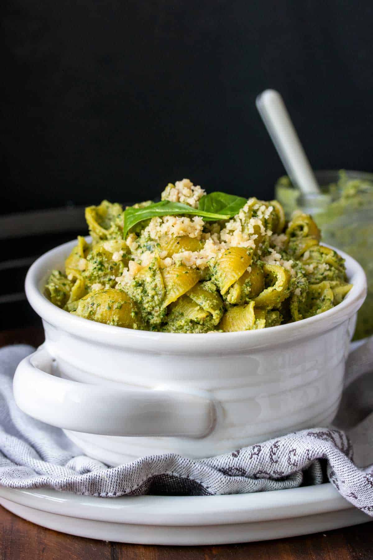 Vegan Broccoli Pesto Pasta
