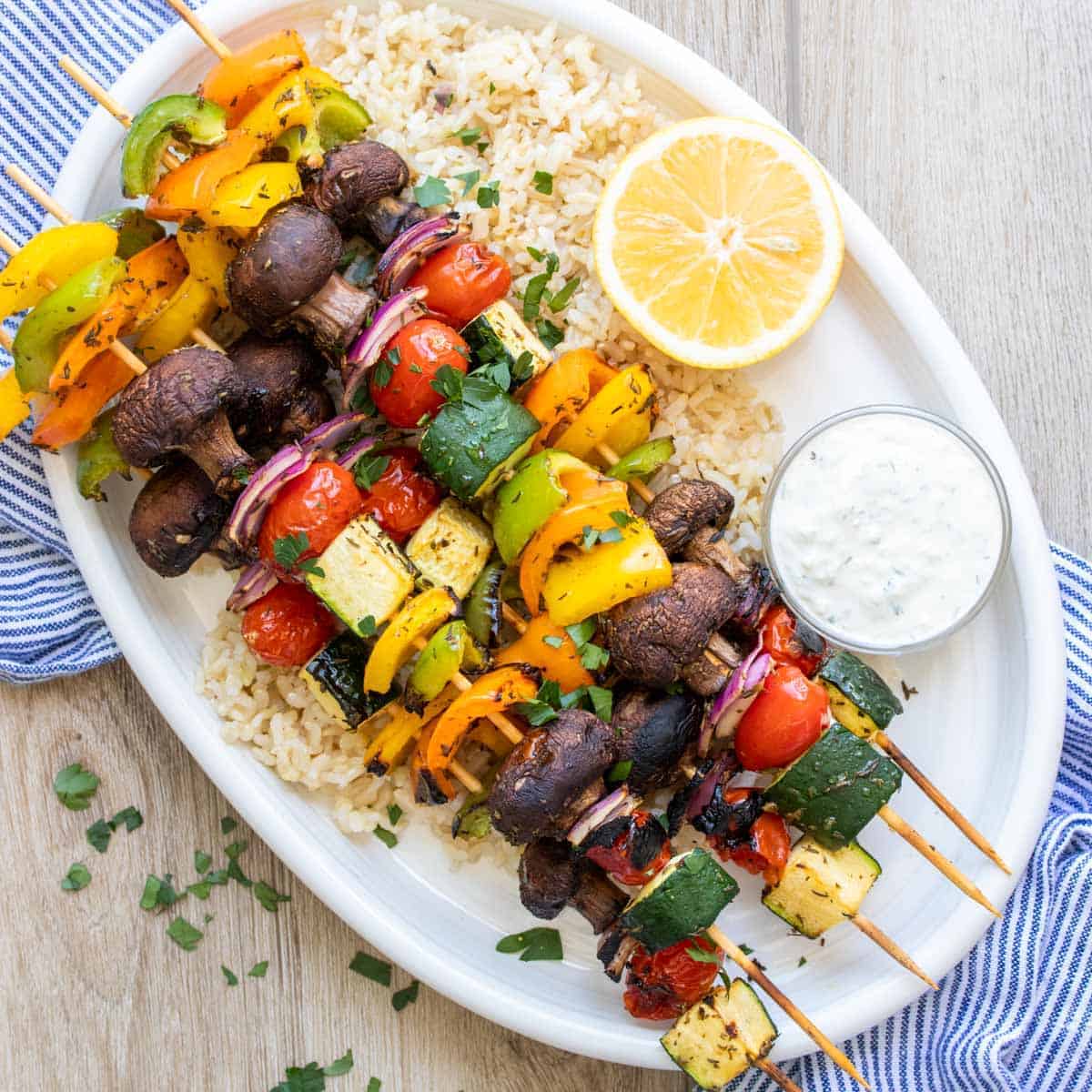 Grilled Veggie Kabobs
