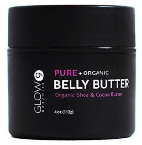 Image of Glow belly butter on a white background.